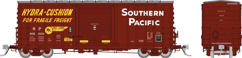 PREORDER Rapido HO 164001A PC&F B-100-32 Boxcar, Southern Pacific Delivery Scheme