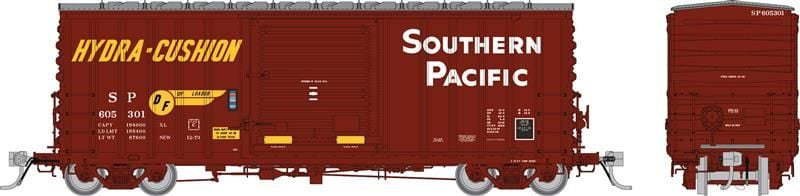 PREORDER Rapido HO 164002A PC&F B-100-34 Boxcar, Southern Pacific Delivery Scheme