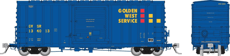 PREORDER Rapido HO 164004A PC&F B-100-34 Boxcar, Golden West Service