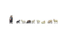 PREORDER Noch Z 44544 Sheep and Shepherd - XL Set | 17.84