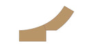 PREORDER Noch HO 53880 Laser-Cut Subroadbed Section for Marklin C-Track, Easy-Track Fits Marklin C-Track Turnouts
