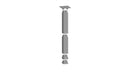 PREORDER Noch HO 53942 Base Plate Pier/Pillar Roadbed Tall Support Set, Easy-Track (40) | 34.84