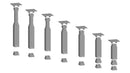 PREORDER Noch HO 53941 Base Plate Pier/Pillar Roadbed Support Incline Set, Easy-Track 14 Pillars | 39.94