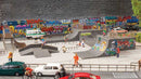 Noch HO 66834 Skatepark Motorized Micro-Motion Laser-Cut Kit with Motor