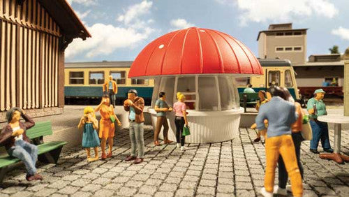 Noch HO 66460 Mushroom-Shaped Milk Kiosk Kit