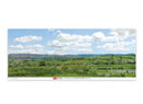 Peco SKP-05 Backscene Photographic Background 95 x 13" 240 x 33.3cm, Water Meadow