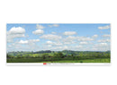 Peco SKP-05 Backscene Photographic Background 95 x 13" 240 x 33.3cm, Water Meadow