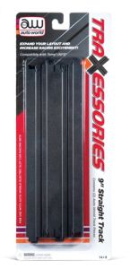 Auto World 00172 Straight Track 9" - 2 Pack