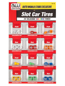 Auto World SCM161 Auto World 4-Gear Color Silicone Tire Set