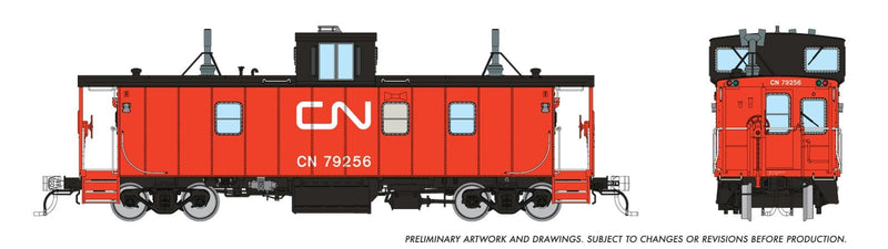 PREORDER Rapido HO 166023 Hawker-Siddeley Caboose, Canadian National