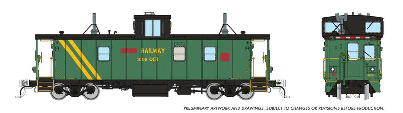 PREORDER Rapido HO 166040 Hawker-Siddeley Caboose, Ottawa Central Ex-DEVCO