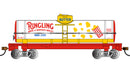 PREORDER Bachmann Trains HO 16618 40' Single-Dome Tank Car, Ringling Bros. and Barnum & Bailey Popcorn