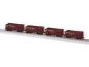 Lionel HO 2-474131 Class G38B Ore Car 4-Pack, Conrail