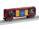 Lionel O 2-538200 Steel Boxcar, 3-Rail, Mr. Rogers Behind the Scenes (red car)