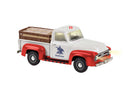 Lionel O 2-535080 Operating Vintage Pickup Truck with Crate Load, TMCC Control, Budweiser (white, red)