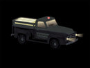 Lionel O 2-535090 Operating Vintage Pickup Truck with Crate Load, TMCC Control, Area 51 (black, green, glow in the dark)