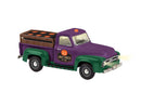 Lionel O 2-535120 Operating Vintage Pickup Truck with Crate Load, TMCC Control, Halloween Jack's Patch (purple, green)