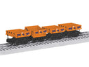 Lionel O 2-526610 Disconnect Dump Cars, 3-Rail, Halloween (orange, black)