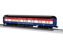 Lionel O 2-527550 18" Heavyweight Pullman Sleeper with SleeperSounds, 3-Rail, Pullman Minute Men (red, white, blue, black)