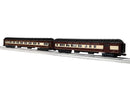 Lionel O 2-527560 18' Heavyweight Pullman Combine & Coach Set, 3-Rail, New York Central Set A (Niagara Falls, brown, cream, black)