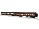 Lionel O 2-527570 18" Heavyweight Pullman Coach 2-Pack, 3-Rail, New York Central Set B (Niagara Falls, brown, cream, black)