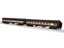 Lionel O 2-527580 18' Heavyweight Pullman Coach & Observation Set, 3-Rail, New York Central Set C (Niagara Falls, brown, cream, black)