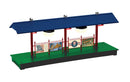 Lionel O 2-529110 Station Platform with LED Lights Kit, America WWII 12 x 3-3/8 x 5" 30.5 x 8.6 x 12.7cm Long