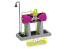 Lionel O 2-529150 Elevated Oil Tank, Assembled, DC Comics Lexcorp Kryptonite (gray, purple, green)