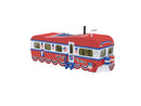 Lionel O 2-529220 Trailer Home with LED Lights Kit, Patriotic 7-3/4 x 3-1/8 x 3-1/2" 19.7 x 7.9 x 8.9cm