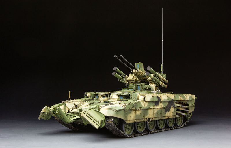 Meng-Model TS-010 RUSSIAN “TERMINATOR” FIRE SUPPORT COMBAT VEHICLE BMPT w/KMT-8 MINE CLEANING SYSTEM & EMT ELECTROMAGNETIC COUNTERMINE SYSTEM 1:35