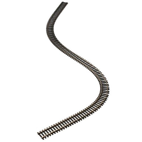 Atlas 168 Code 100 Nickel-Silver Super Flex Track with Black Ties - 3' 91.4cm, HO Scale