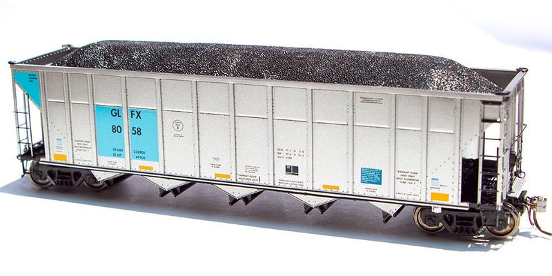 Rapido HO 169026 AutoFlood III Rapid Discharge Coal Hopper, GLFX Set 4 Unnumbered (6)