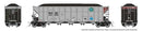 Rapido 169044 HO AutoFlood III Rapid Discharge Coal Hopper 6-Pack - Ready to Run -- BNSF Railway Set