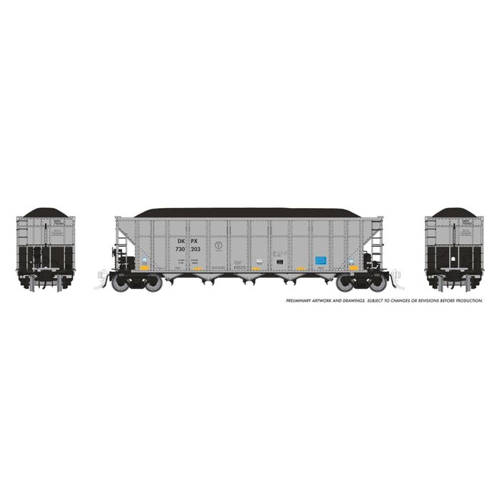 PREORDER Rapido HO 169048A AutoFlood III Rapid Discharge Coal Hopper with Load, Duke Power DKPX | 56.95