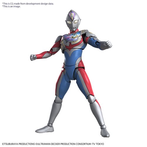 Bandai Hobby Gunpla Model Kits Ultraman Decker Flash Type Figure-rise Standard Model Kit 2640764