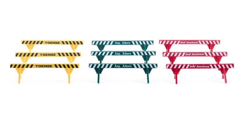 PREORDER Wiking HO 1833 1960-85 Access Pack-Block Barrier