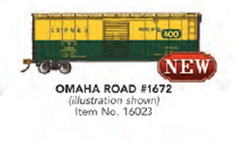 Bachmann HO 16023 40' PS-1 Box Car, Chicago St. Paul Minneapolis and Omaha Railway