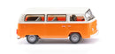 PREORDER Wiking HO 31802 1972-1979 Volkswagen T2b Passenger Van, Orange