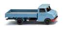PREORDER Wiking HO 35501 1960-65 Opel Blitz Low-Side Truck, Light Blue