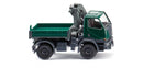 PREORDER Wiking HO 36903 Unimog U20 Heavy-Duty Truck with Crane, Green Gray