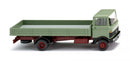 PREORDER Wiking HO 43120 1965-84 Mercedes-Benz LP 809 Low-Side Truck, Light Green