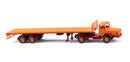 PREORDER Wiking HO 55409 Flatbed Tract-Trailer ora