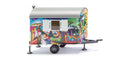 PREORDER Wiking HO 65609 1967-85 Bauwagen Site Trailer, Graffiti