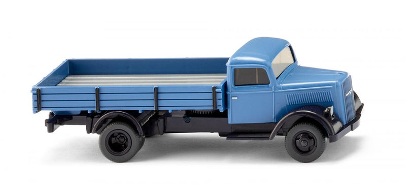 PREORDER Wiking HO 84007 Flatbed Lorry, Opel Blue | 37.39