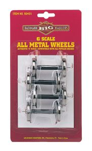 Bachmann G 92421 31mm Large Metal Wheel Set (4)