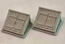Bar Mills Scale Model Works HO 2027 Cellar Door, Unpainted Resin Castings (2)
