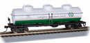 Bachmann HO 17110 40' Three-Dome Tank Car, Quaker State