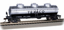 Bachmann HO 17112 40' Three-Dome Tank Car, Texaco