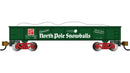 PREORDER Bachmann Trains N 17260 Silver Series 40' Steel Gondola with Load, North Pole & Southern