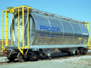 Rapido 172001A Procor 3000cuft Aluminum Hopper: w/Handrail & Wordmark: Single Car